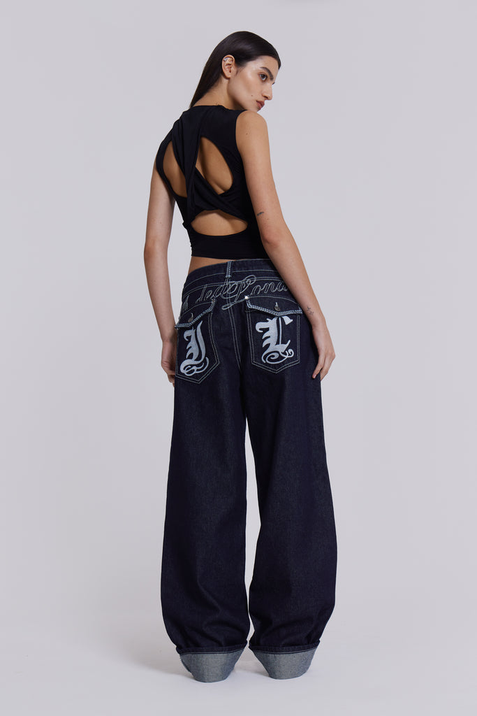 The Icon Flare Embroidered Corduroy Pants | Anthropologie Japan - Women's  Clothing, Accessories & Home